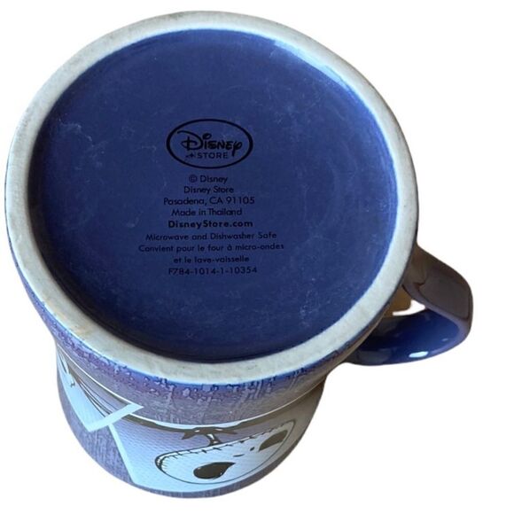 Disney Store NIGHTMARE BEFORE CHRISTMAS Jack Skellington Purple Coffee Mug 15oz - Picture 4 of 7